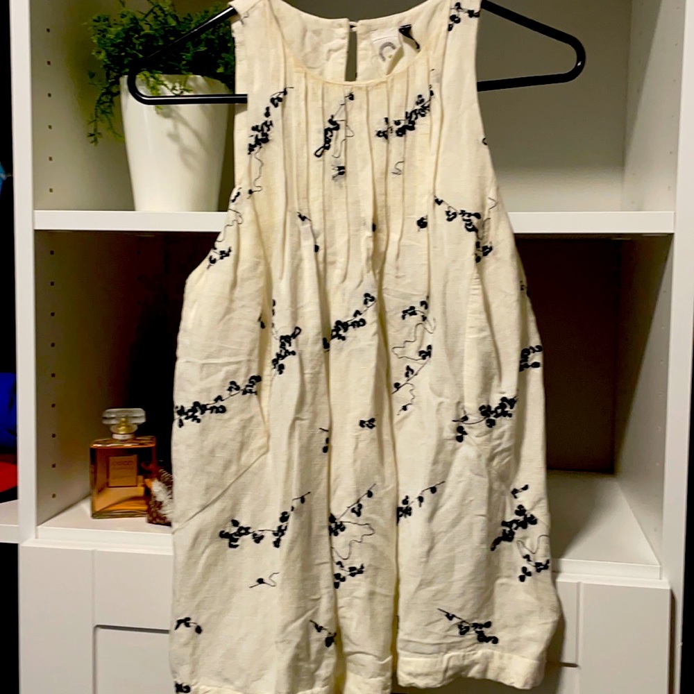 Anthropology size 4 dress top tank top